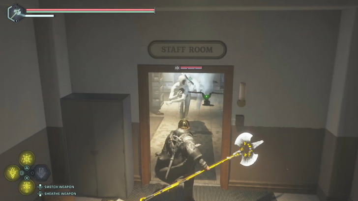 Hell is Us - Defeat the Hollow Walkers before examining the lockers