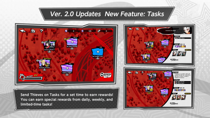 Persona 5 X Tasks
