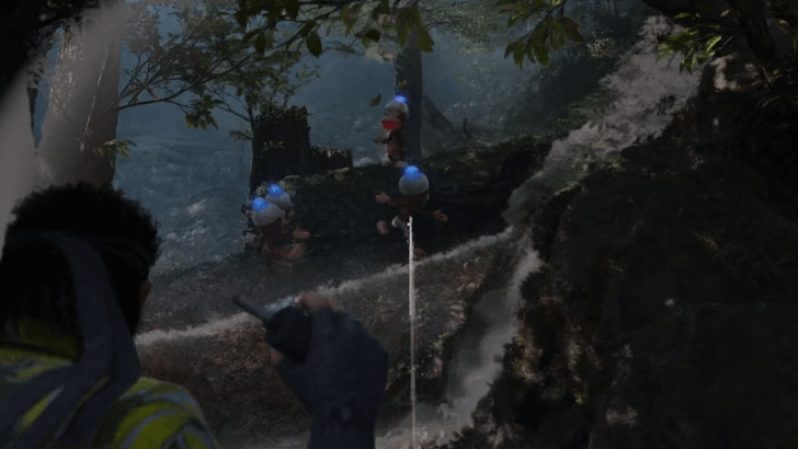 Grenade on Group of Monkeys