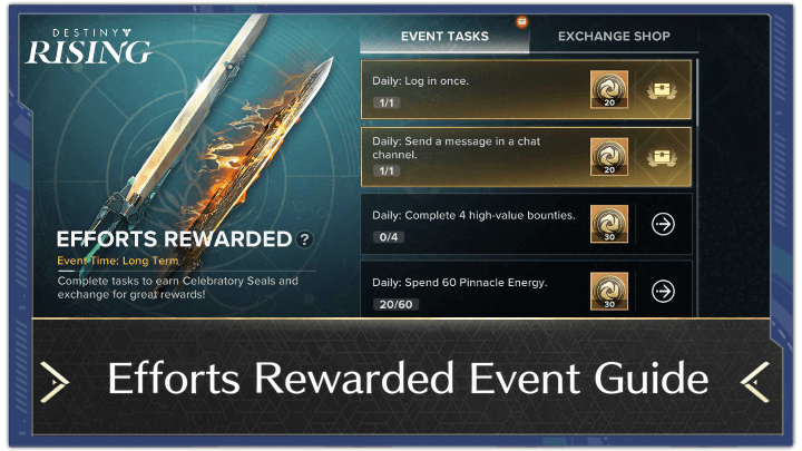 Destiny: Rising - Efforts Rewarded