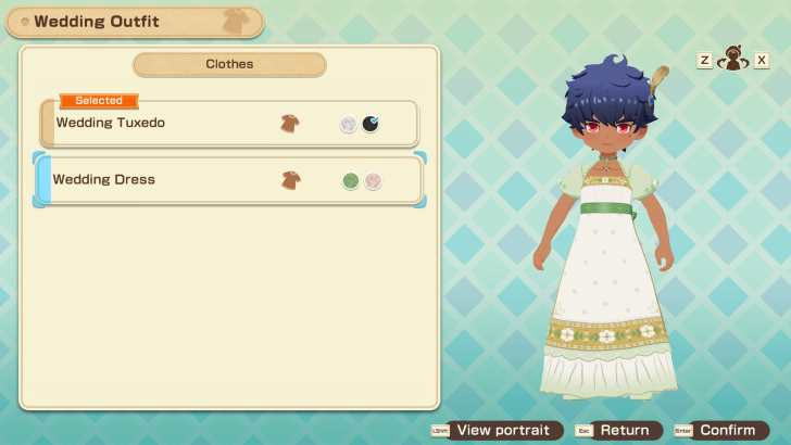 Story of Seasons Grand Bazaar - Wedding Dress