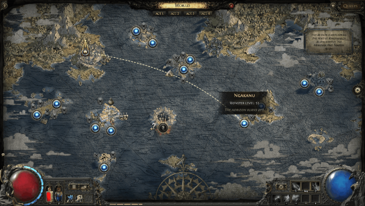 Karui Village, Ngakanu Map