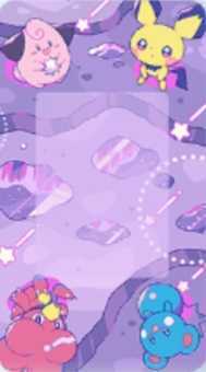 Pokemon TCG Pocket - Pichu, Cleffa, Magby, and Azurill Backdrop 