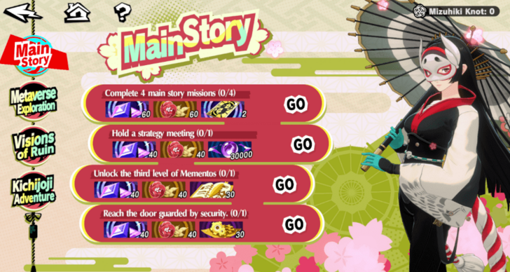 Unconditional Love Phase 1 - Story Missions