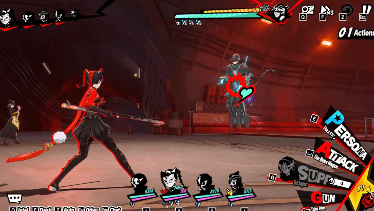 P5 Phantom X - First Akashi Boss Figh