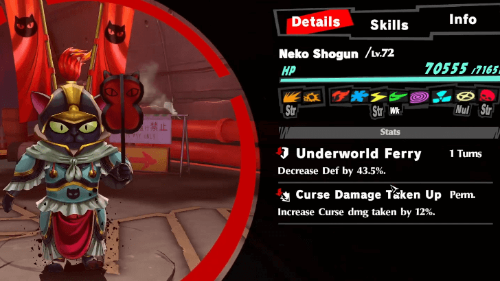 P5 Phantom X - Katayama Palace - Neko Shogun Boss Fight