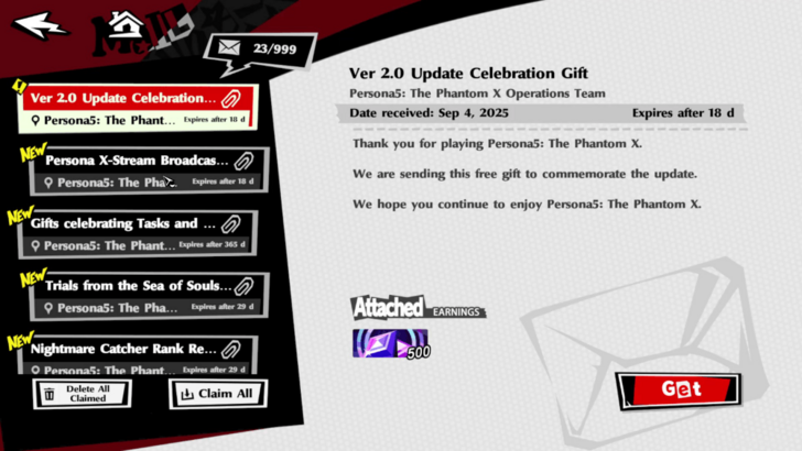 Version 2.0 Celebration Gift