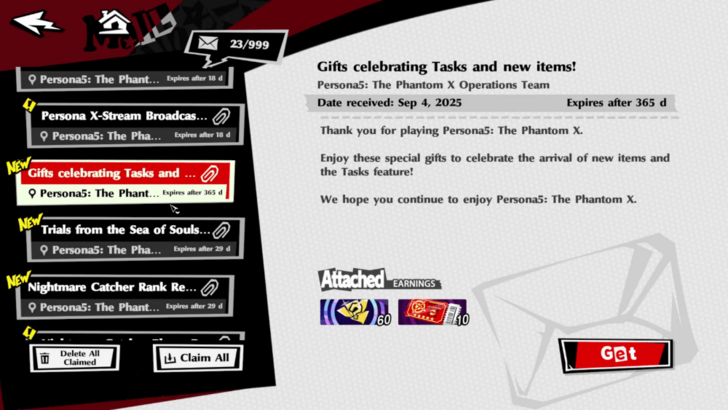 Tasks Celebration Gift