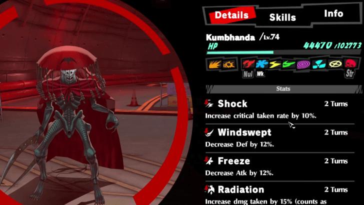 P5 Phantom X - Katayama Palace - Kumbhanda Boss Fight