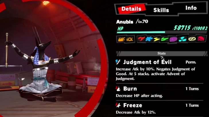 P5 Phantom X - Katayama Palace - Anubis Boss Fight