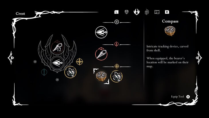 Silksong Tools, Skills, Crests