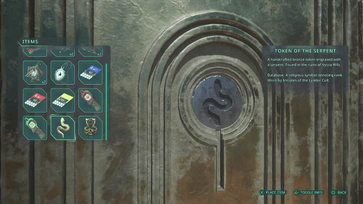 How to  UseToken of the Serpent