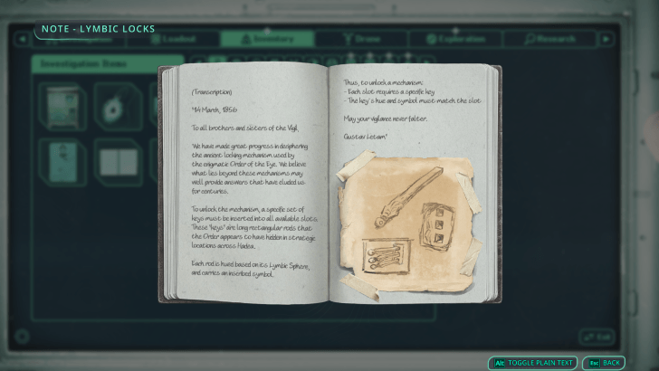 How to  UseNote - Lymbic Locks