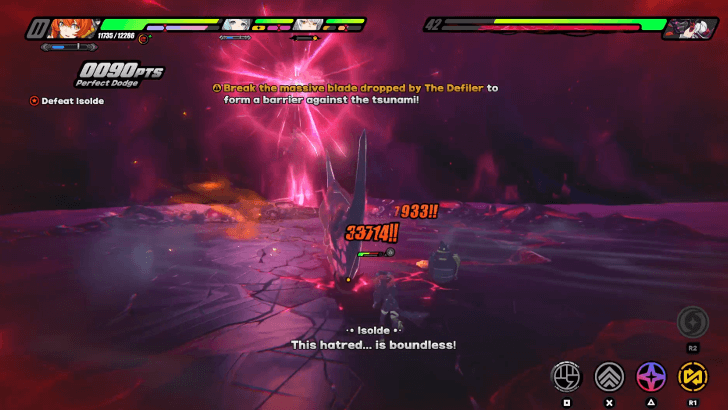 Destroy the Blade for a Barrier