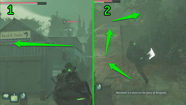 Hell is Us - Go behind Keol and Sons, past the fences, then turn right to reach the Blood Queen Observatory