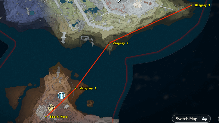 Turbulent Surge Route Map
