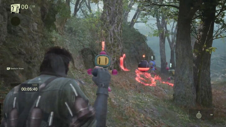 MGS Delta Remake Throwing Bombs