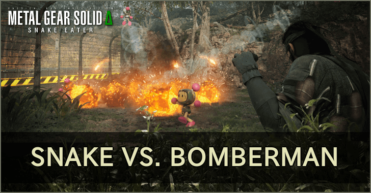MGS Delta Remake How to Play Snake vs Bomberman
