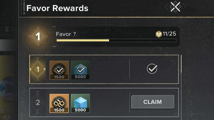 Favor Rewards