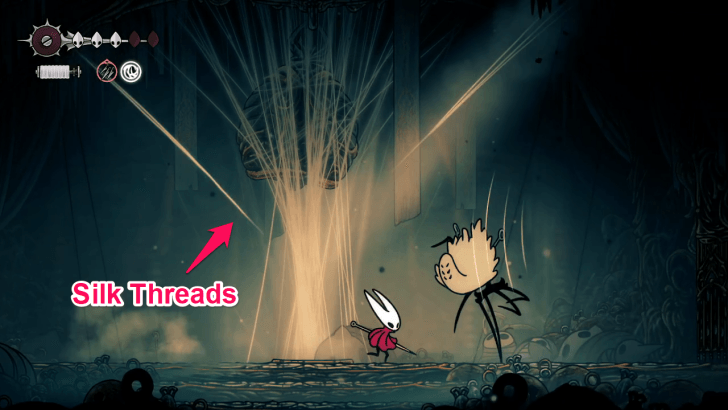 Silk Threads Indicate Where Bells Drop