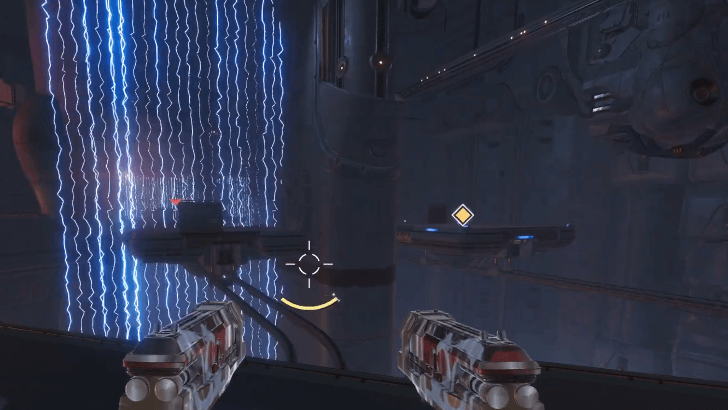 Jump Along Platforms or Blink Through the Arc Bars