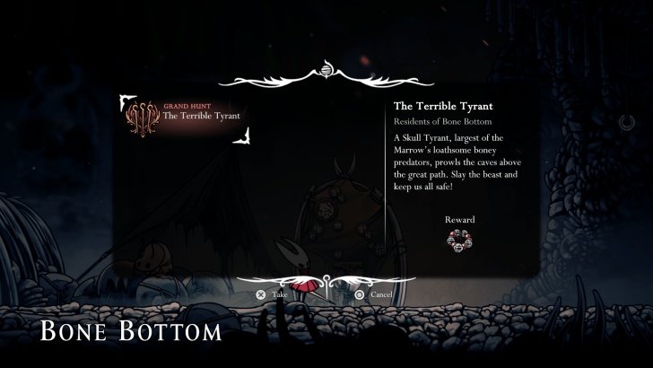 Only Appears After Accepting The Terrible Tyrant Quest