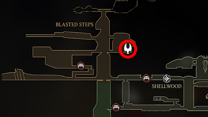 Shakra Blasted Steps Location