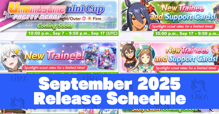 September 2025 Release Schedule