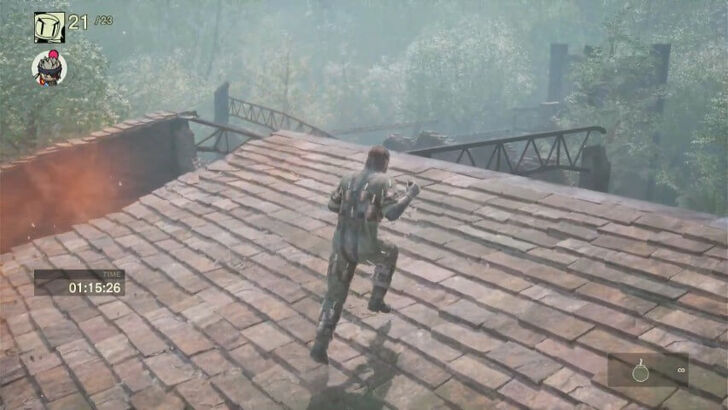 MGS Delta Remake Roof Bombing
