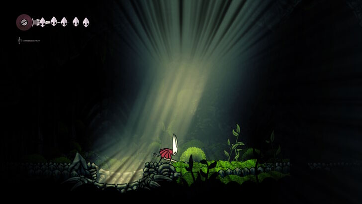 Silksong Hornet in Pain at the Start of the Game