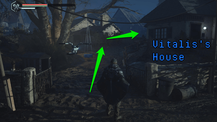 Hell is Us - Go around at the back of Vitalis