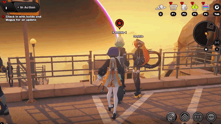 Check In with Isolde and Magus for Update