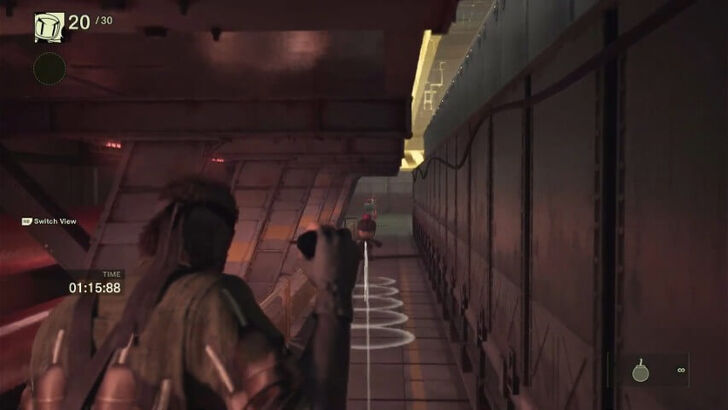 MGS Delta Remake Solid Snake Bomber Under Arena