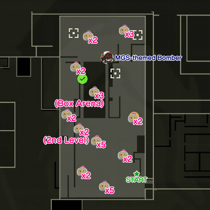 Snake vs Bomberman Groznyj Grad Weapons Lab Map
