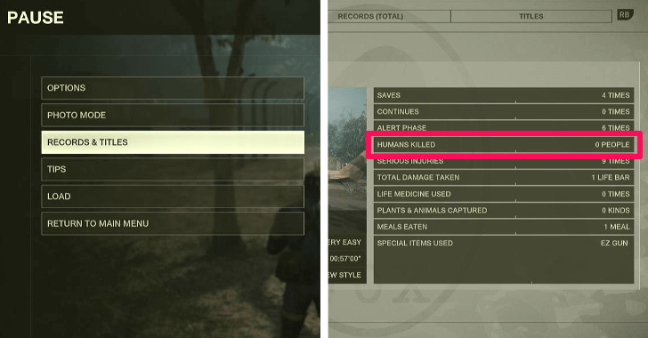 MGS Delta Remake Records and Titles