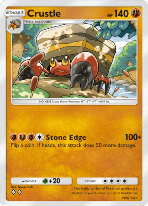Pokemon TCG Pocket - A4a 047 Crustle