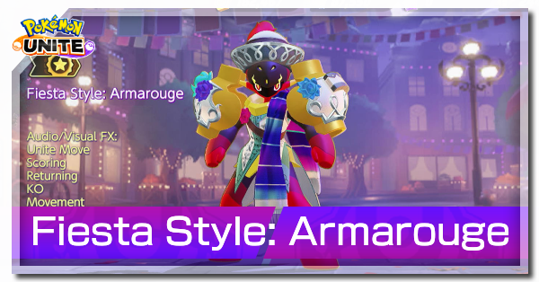 Pokemon UNITE - Fiesta Style (Armarouge)