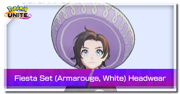 Pokemon UNITE - Fiesta Set (Armarouge, White) Headwear Banner