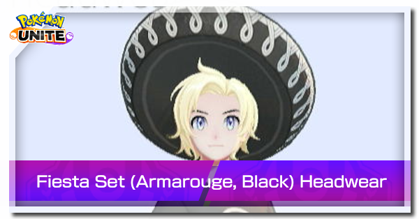 Pokemon UNITE - Fiesta Set (Armarouge, Black) Headwear Banner