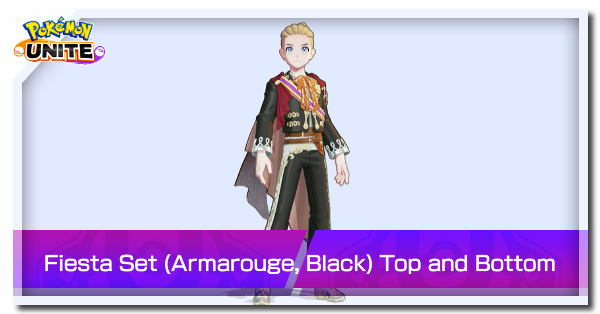 Pokemon UNITE - Fiesta Set (Armarouge, Black) Top and Bottom Banner