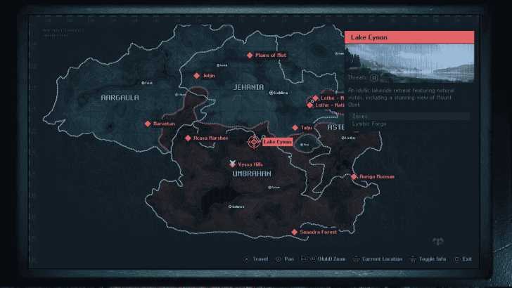 Hell is Us -Lake Cynon World Map