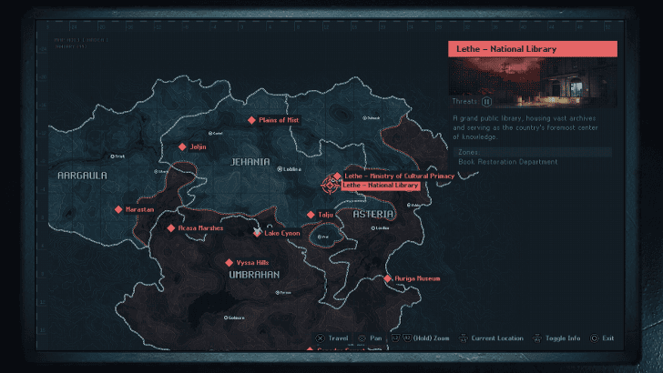 Hell is Us - National Library World Map
