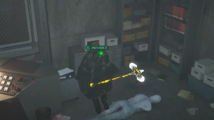 Lax Security - The safe inside the Timeloop viewing room