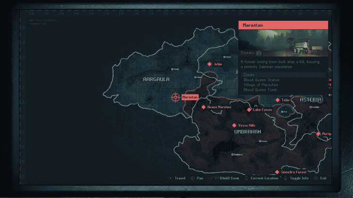 Hell is Us - Marastan  World Map