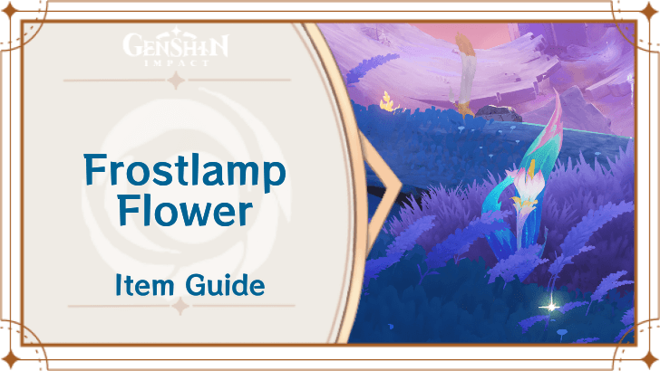 Genshin - Frostlamp Flower