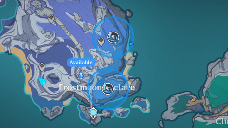 Frostlamp Flower Locations