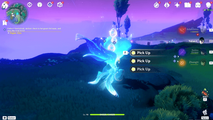 Genshin Impact - The Tale-Telling Heart - Collect Stellafruit