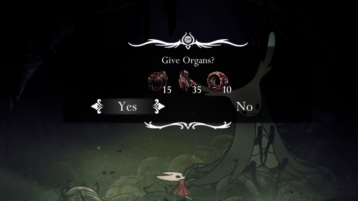 Huntress Give Organs