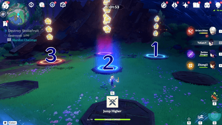 Genshin Impact - The Tale-Telling Heart - Trial 1 Jumping Platforms