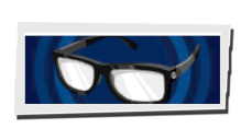 P5 Phantom X - Black-Framed Glasses Image